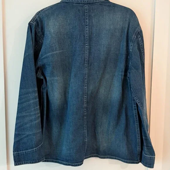 NWT Madewell x Kaihara Denim Jacket in Terrell Wash - Sz L - Picture 4 of 6